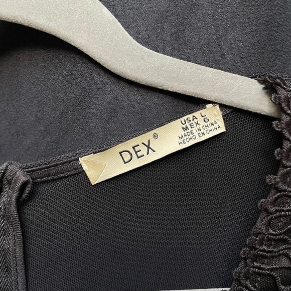 Boho style black Dex dress — size large - Picture 4 of 4